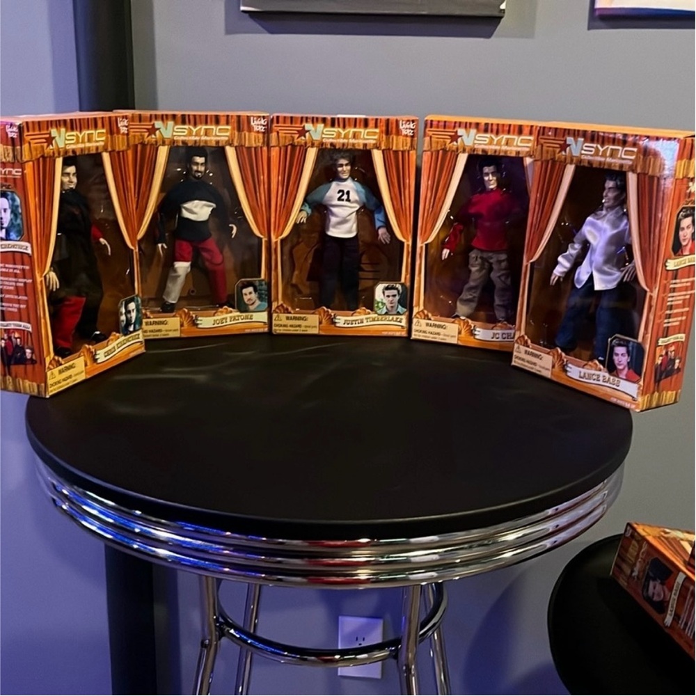 New all 5 NSYNC marionette dolls in original boxes unopened